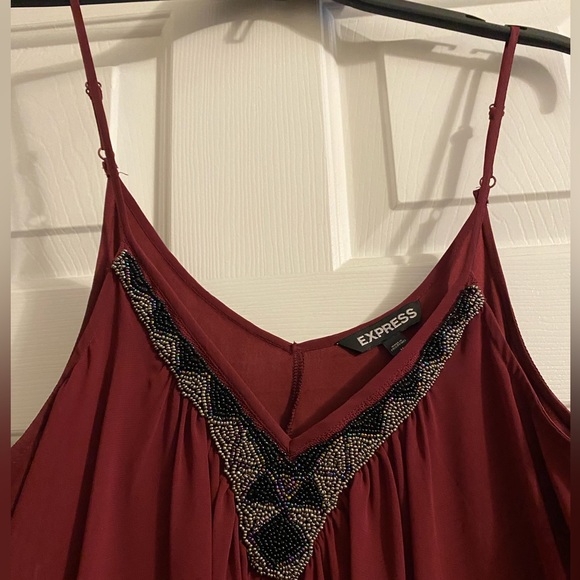 Little red dress - flowy - Picture 6 of 10